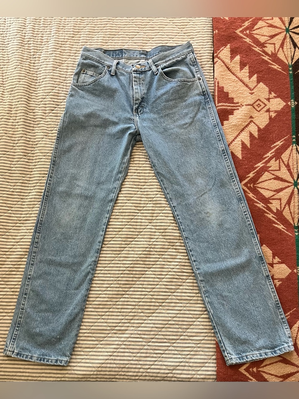 Wrangler Light Blue Straight Leg Jeans